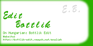 edit bottlik business card